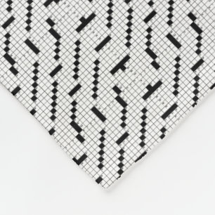 Crossword Lovers Fleece Blanket
