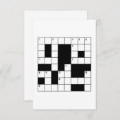 Crossword Puzzle (Front/Back)