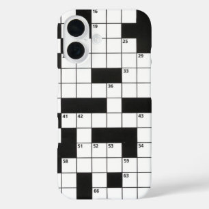 Crossword Puzzle iPhone 16 Case