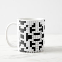 Crossword Puzzle Custom Mug