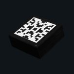 Crossword Puzzle Design Gift-Jewelry-Trinket Box<br><div class="desc">Crossword Puzzle Design Gift-Jewelry-Trinket Box</div>