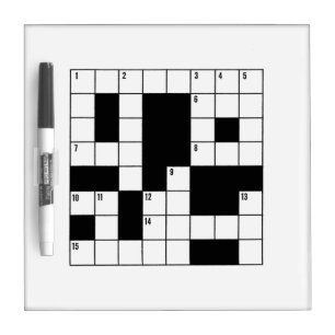 Crossword Puzzle Dry Erase Board