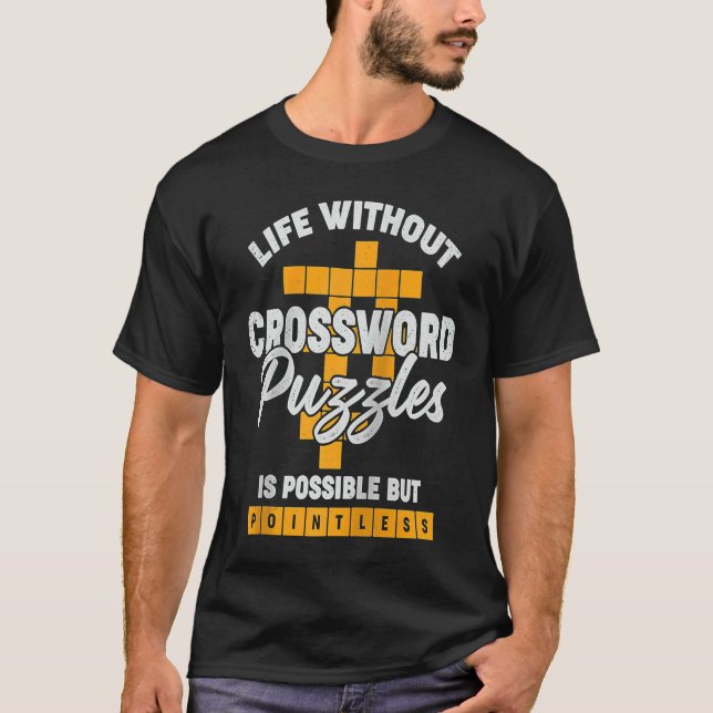Crossword Puzzle for a Crossword Puzzle  Raglan Ba T-Shirt (Front)