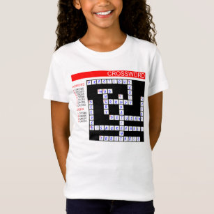 crossword puzzle t shirt design