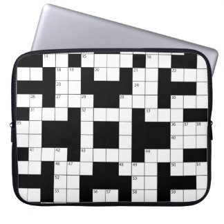 Crossword Puzzle Laptop Sleeve