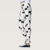 Crossword Puzzle Leggings