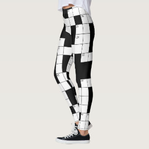 Crossword Puzzle Leggings