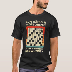 Crossword Puzzle Letter Puzzle Quiz Puzzle T-Shirt