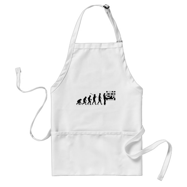 Crossword Puzzle Lover Adult Apron (Front)