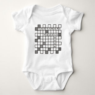 Crossword Puzzle Lover Baby Bodysuit