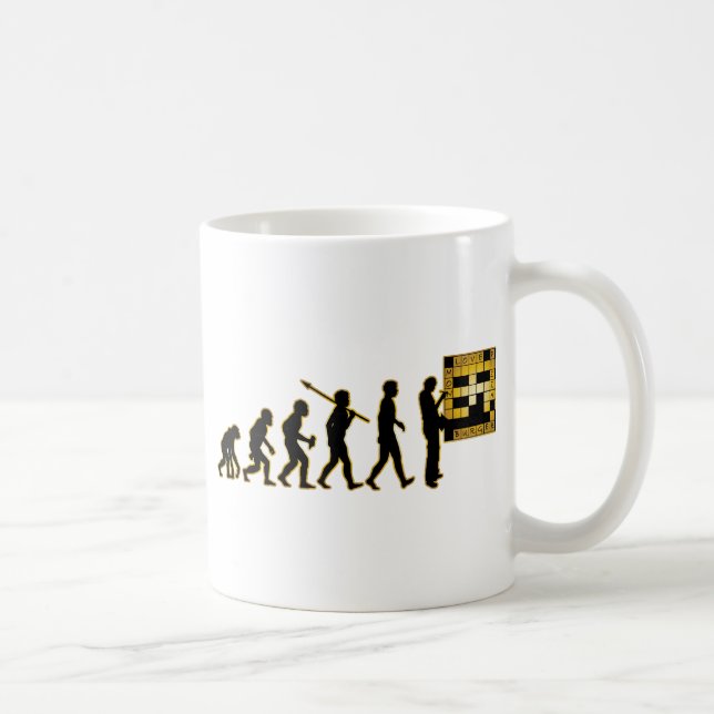 Crossword Puzzle Lover Coffee Mug (Right)
