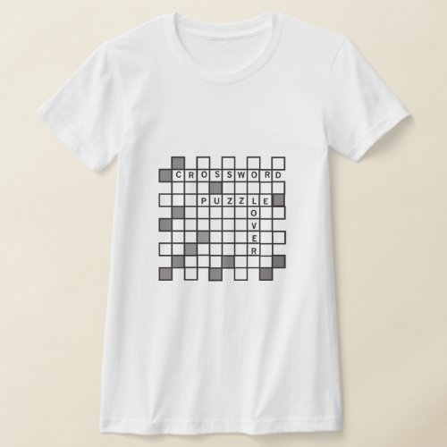 Crossword Puzzle Lover T_Shirt