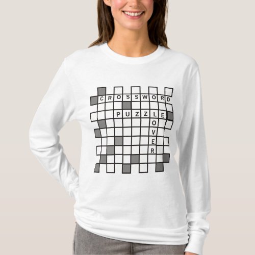 Crossword Puzzle Lover T_Shirt