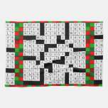 Crossword Puzzle Lovers Kitchen Towel! Towel at Zazzle
