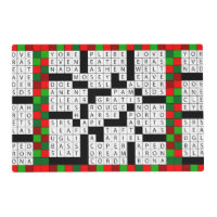 Crossword Puzzle Lovers Placemat