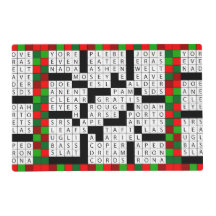 Crossword Puzzle Lovers Placemat