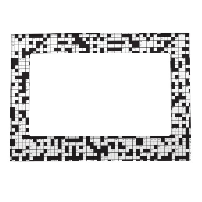 Crossword Puzzle Magnetic Frame (Front)
