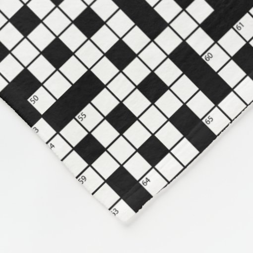 Crossword Puzzle Monogram Fleece Blanket Zazzle Crossword Puzzle Monogram Fleece Blanket Zazzle