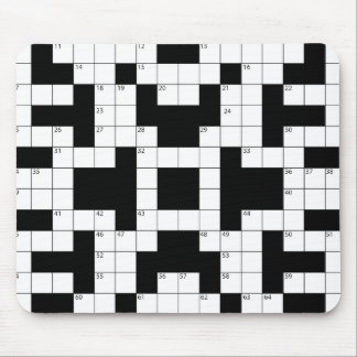 Crossword Puzzle Mouse Pad