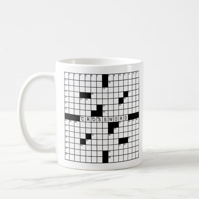Crossword Puzzle Mug (Left)