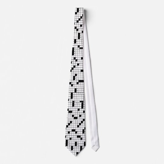 Crossword Puzzle Neck Tie Zazzle com