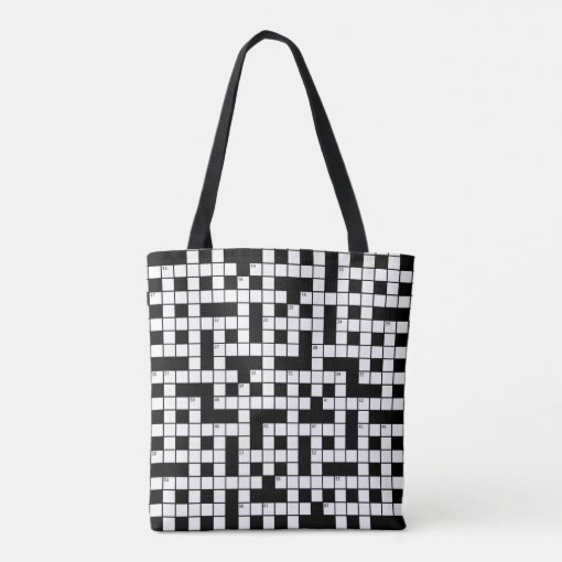 Crossword Puzzle Personalized Tote Bag Zazzle