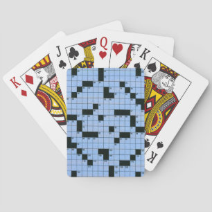 Crossword Puzzle Poker Cards
