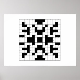 Crossword Puzzle Poster
