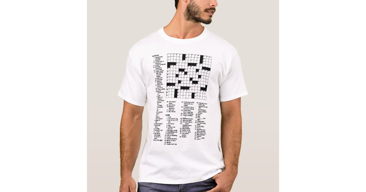 Crossword Puzzle Shirt Zazzle