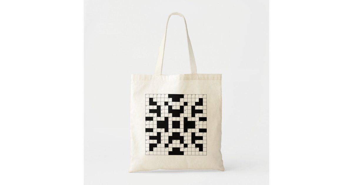 Crossword Puzzle Tote Bag Zazzle Crossword Puzzle Tote Bag Zazzle