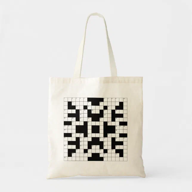 Crossword Puzzle Tote Bag Zazzle