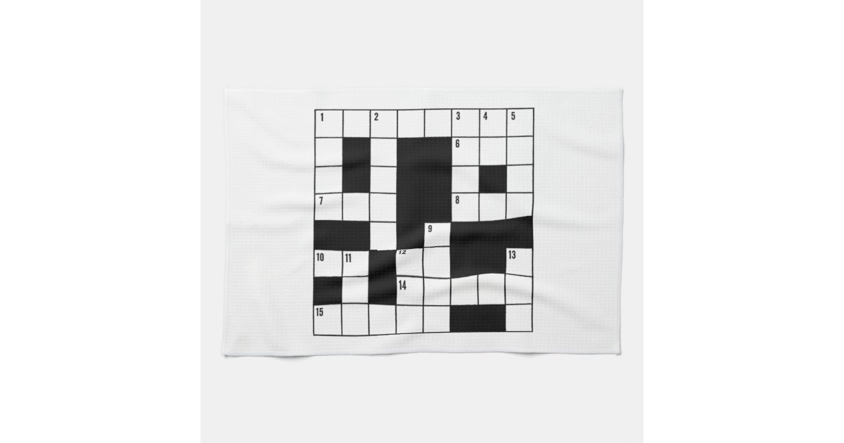 Crossword Puzzle Towel Zazzle