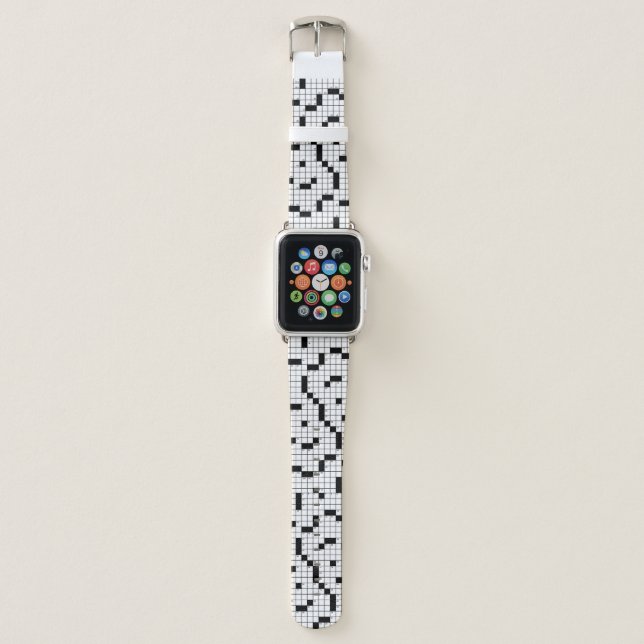 Crossword Puzzle Watch Band (Front)