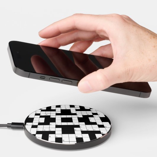 Crossword Puzzle Wireless Charger (Hand)