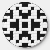 Crossword Puzzle Wireless Charger (Front)