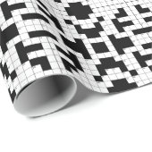 Crossword Puzzle Wrapping Paper Zazzle