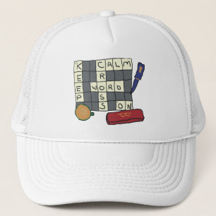 Crossword Puzzles Trucker Hat