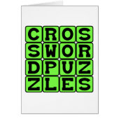 Crossword Puzzles, Word Puzzles (Front)