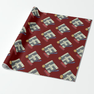Crossword Puzzles Wrapping Paper