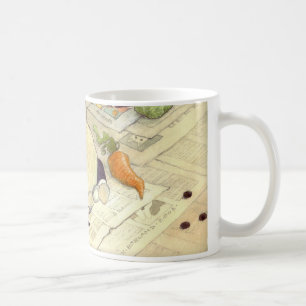 crossword rabbits coffee mug