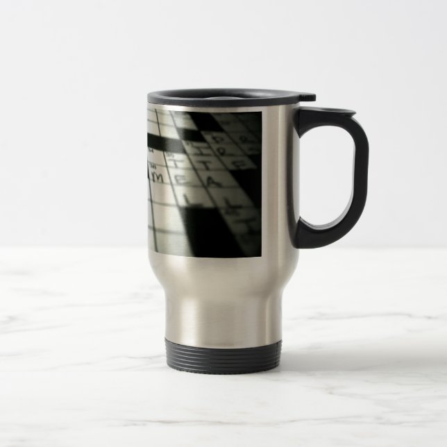 Crossword travel mug (Right)