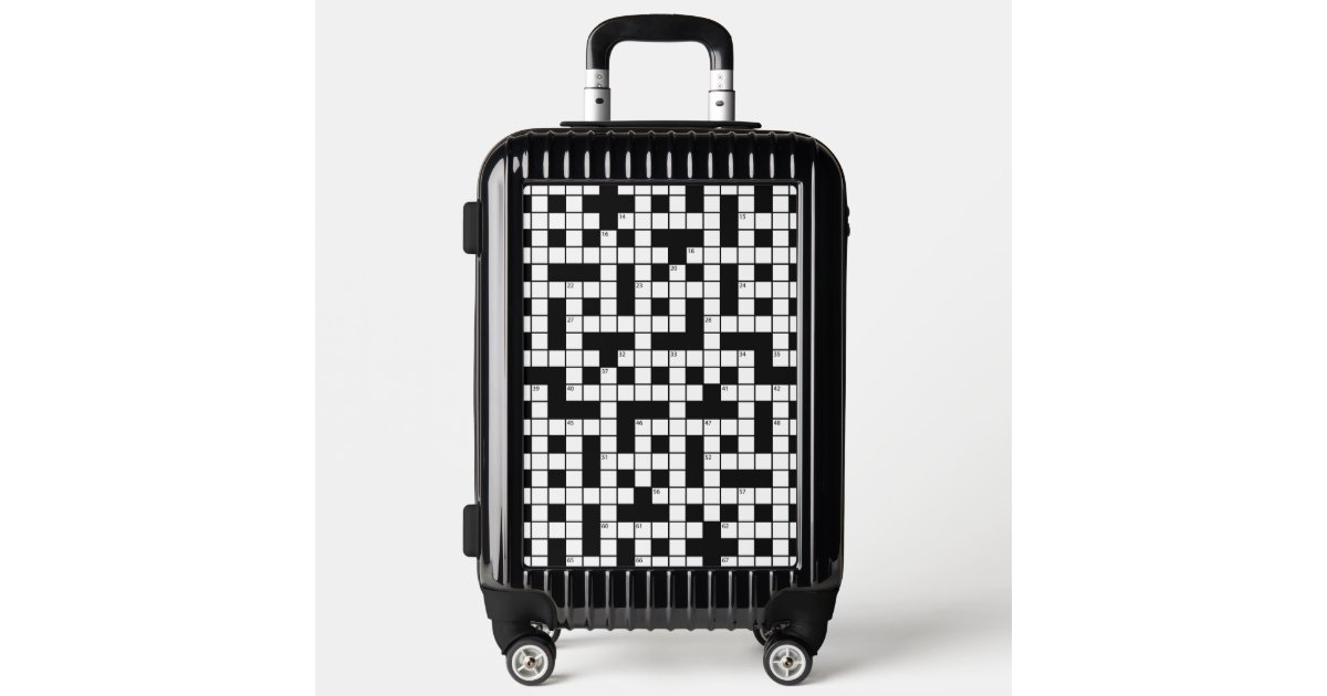 travelling luggage crossword clue 9 letters
