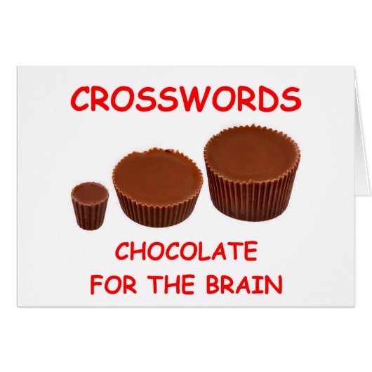crosswords cards (Front Horizontal)