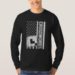 Crosswords USA Flag Word Puzzles and Crossword Puz T-Shirt