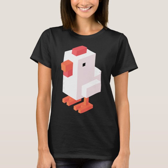 Crossy Road Chicken Clic  T-Shirt (Front)