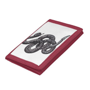 Crotalus Cascavella Snake (Venemous Pit Viper) Tri-fold Wallet