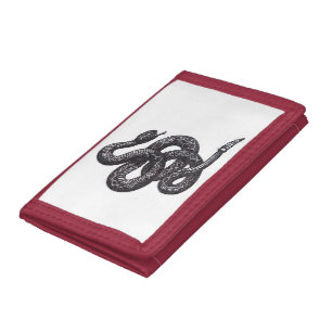Crotalus Cascavella Snake (Venemous Pit Viper) Tri-fold Wallet