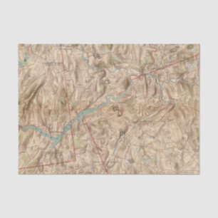 Croton Lake Vicinity Tissue Paper