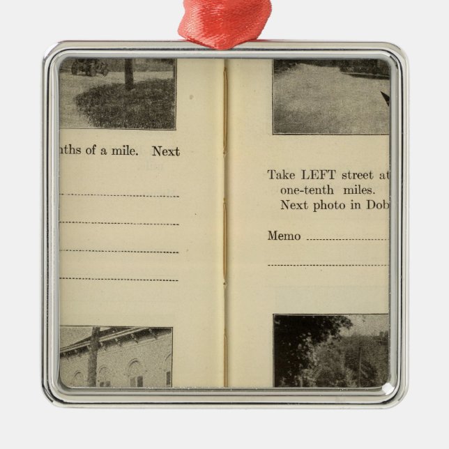 Croton Ossining Dobbs Ferry Metal Ornament (Front)