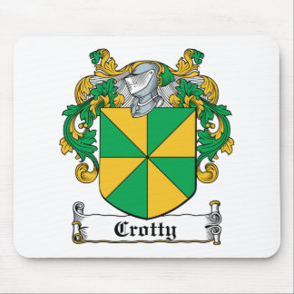 Crotty Family Crest Mouse Pad